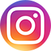 A picture of an instagram logo on a colorful background.