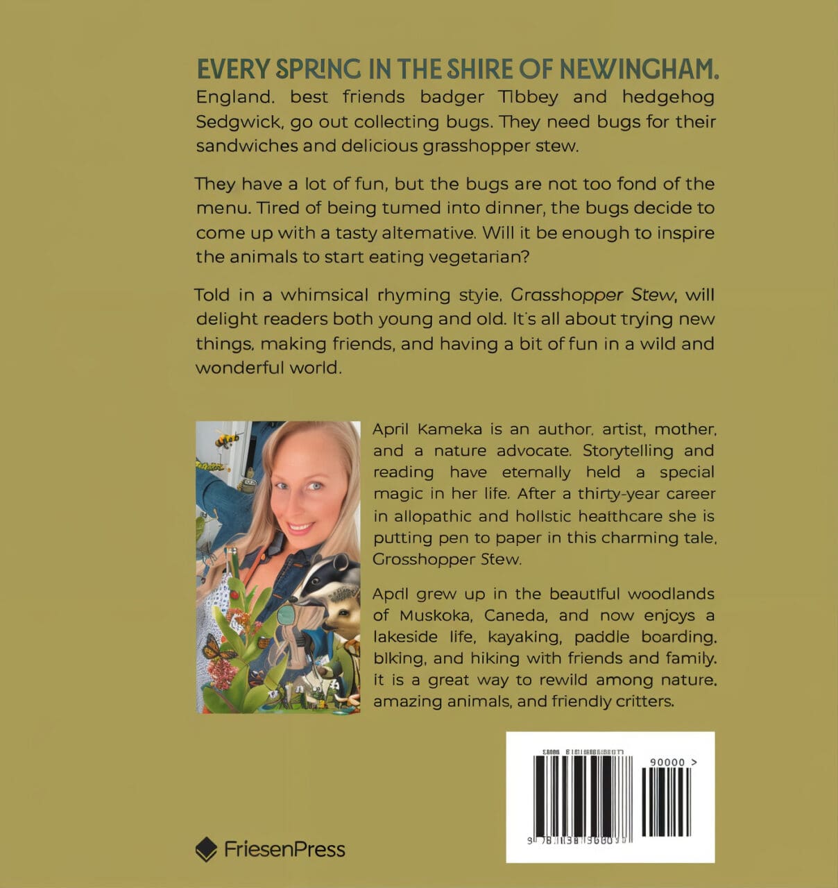 A back cover of the book, ' every spring in the shire of hertfordshire '.